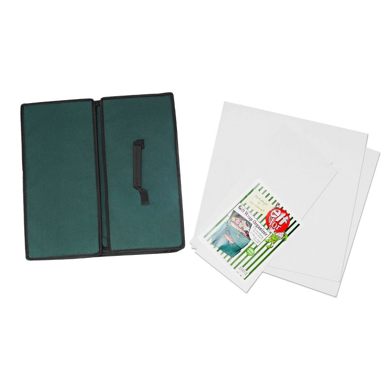 Ultimate Gift Bag Organizer Holiday Storage for Gift Wrap and Bags Green - Elf Stor