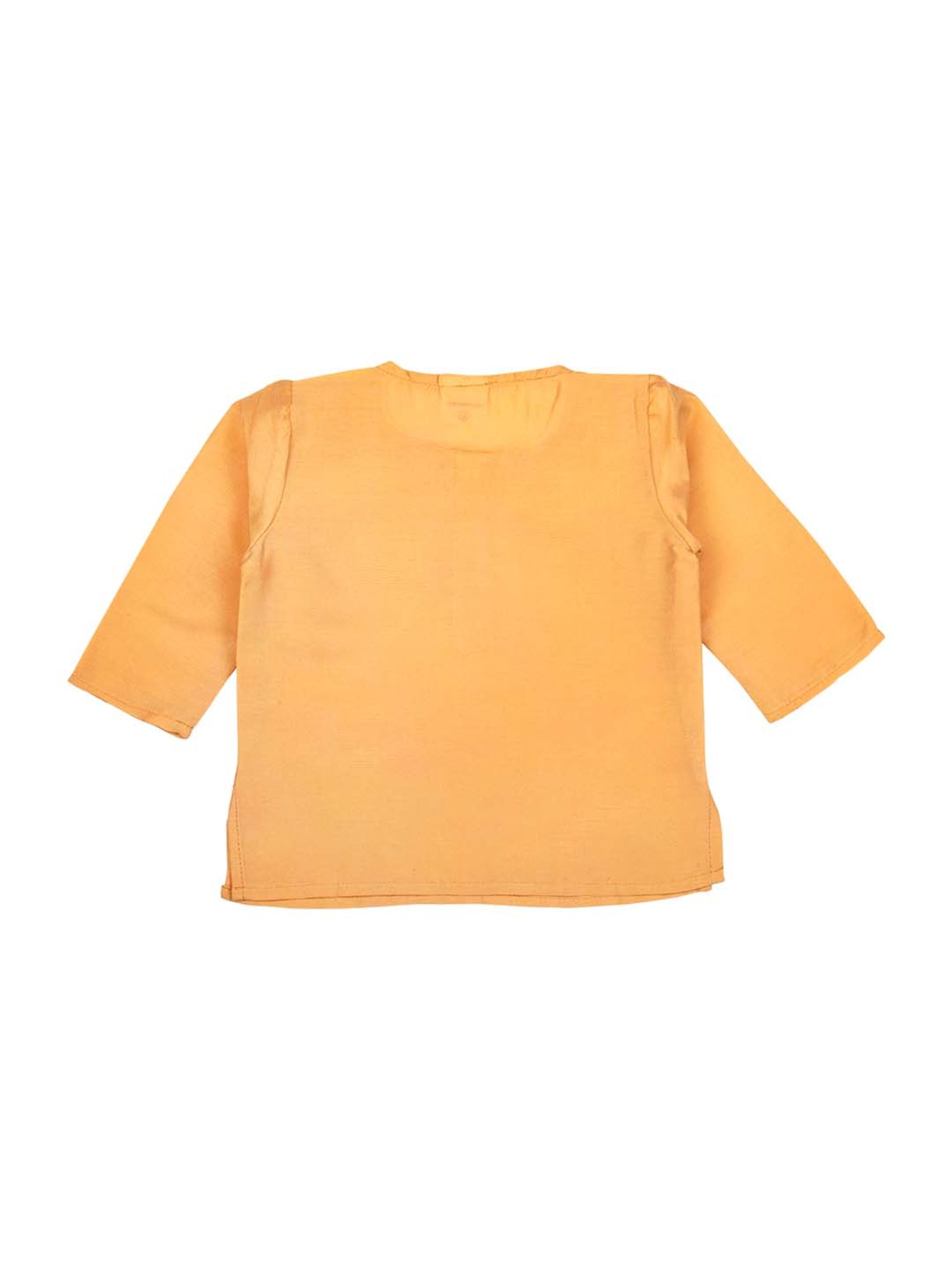 Mee Mee Kids Beige Printed Kurta Set