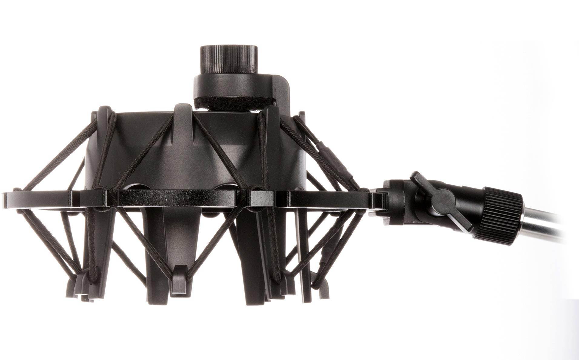 Blue Microphones Yeti Red USB Mic with Knox Studio Arm, Shock Mount and Filter