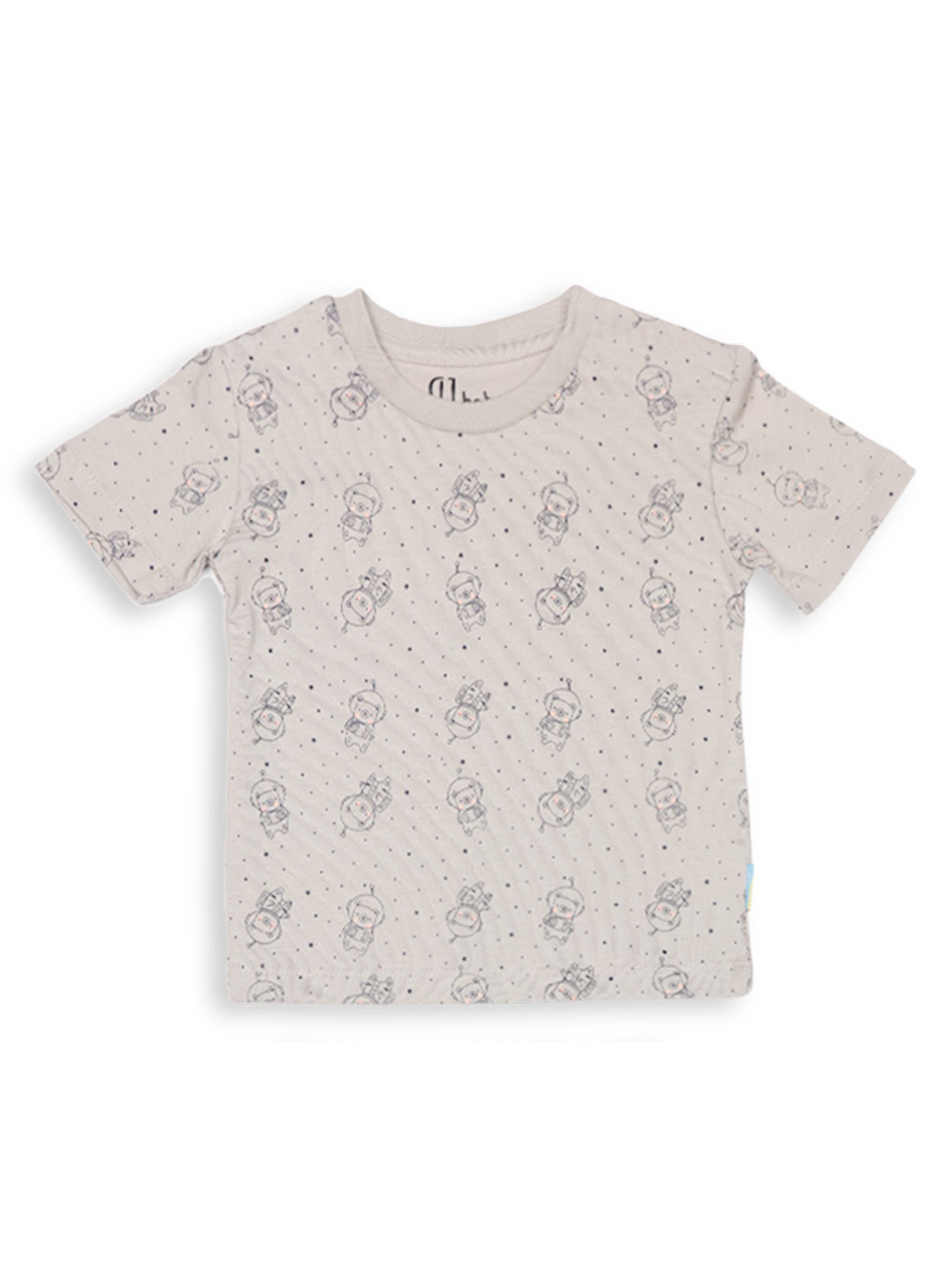 GJ baby Grey Printed T-Shirt with Pants