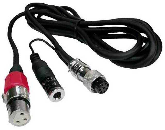 Heil Sound CC-1-K Mic adapter cable: Kenwood 8-pin round