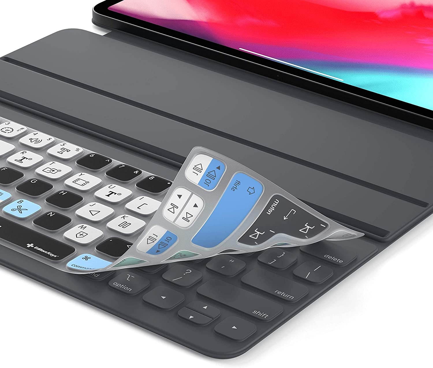 LumaFusion Keyboard Cover for iPad Pro 12" Smart Keyboard | USA Version | Does not Fit Magic Keyboard