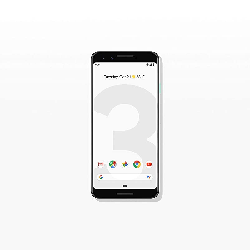 Pixel 3 with 64GB Memory Cell Phone (Unlocked) - Clearly White