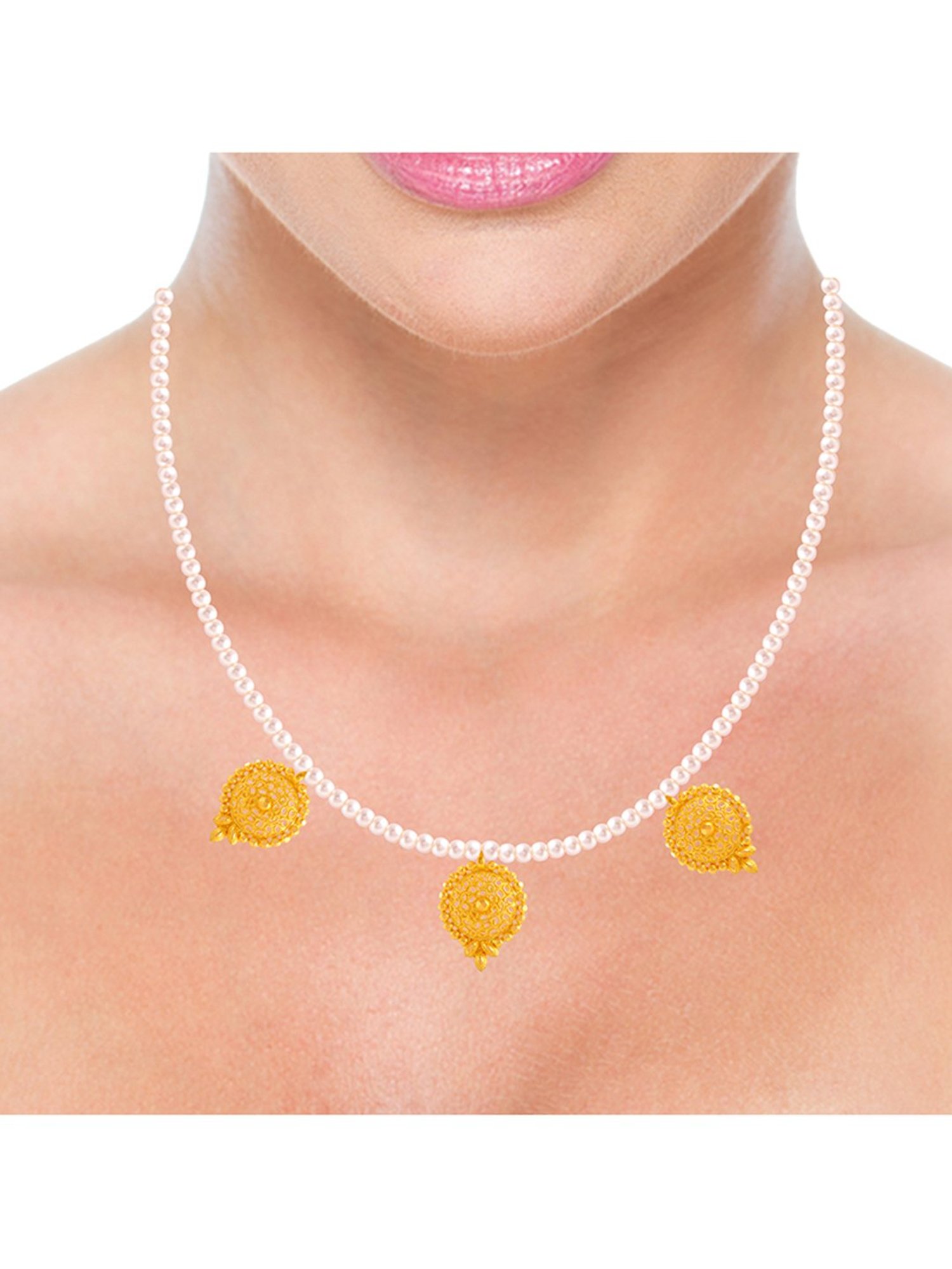 Malabar Gold and Diamonds 22k Gold Necklace for Women