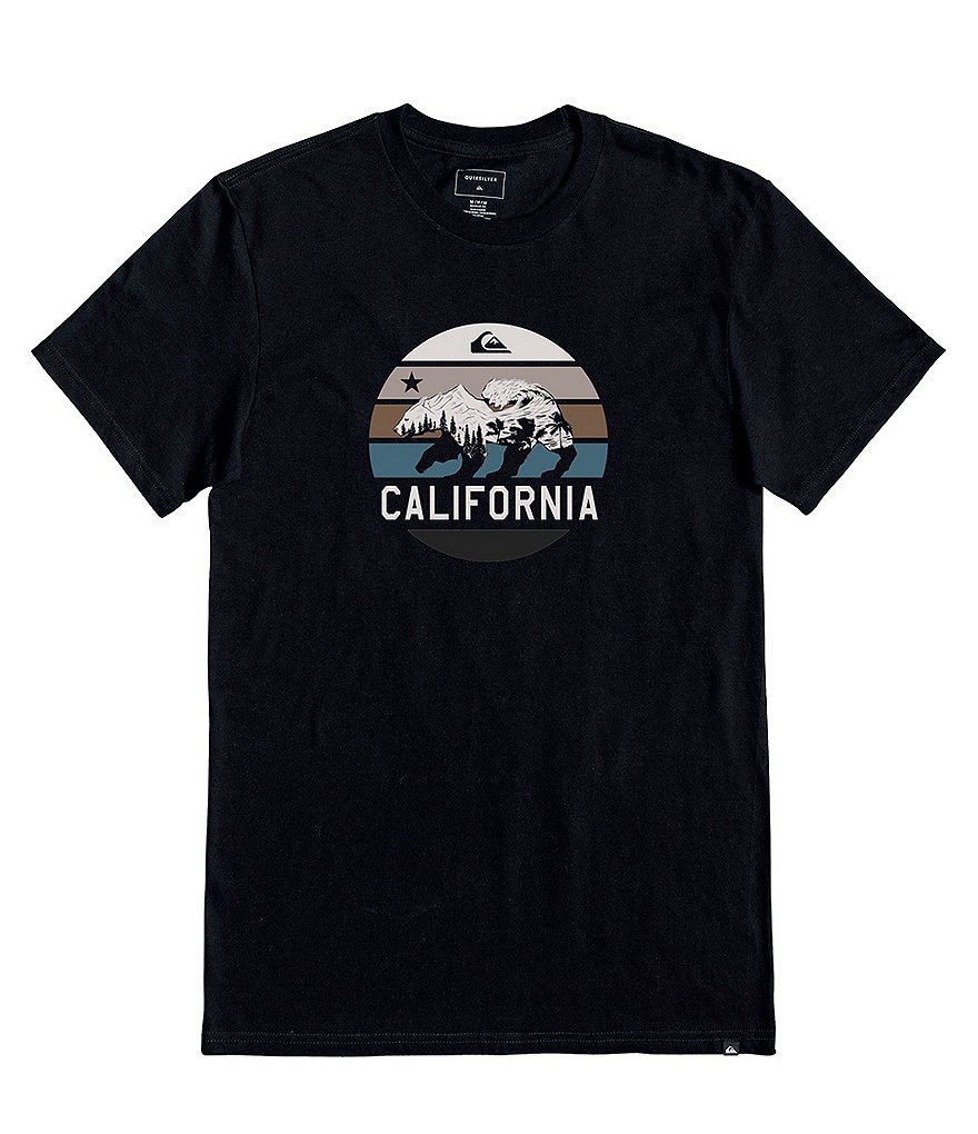Quiksilver CA The Bear Traveler Short-Sleeve Graphic T-Shirt