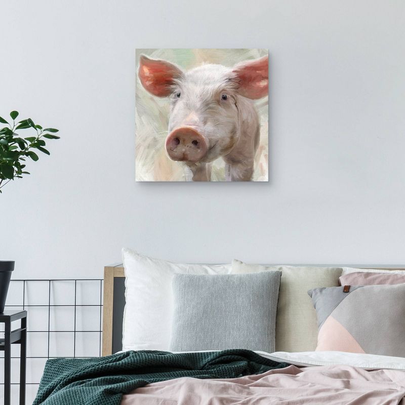 24" x 24" Farm Critters Iv by Studio Arts Unframed Wall Canvas - Masterpiece Art Gallery