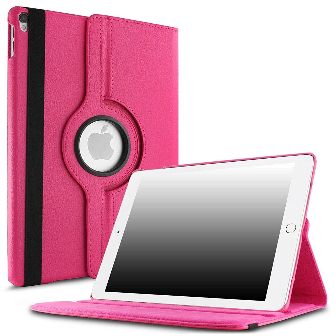 360 Degree Smart Rotary Leather Case for iPad Air 3 / iPad Pro 10.5 inch - Hot Pink