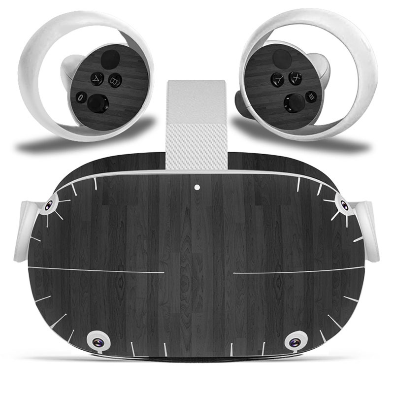 Amify Vinyl Skin Sticker for Oculus Quest 2 VR Headset Controller PVC Decals Cute Cartoon Wrap Cover for Oculus Quest 2 Accessories