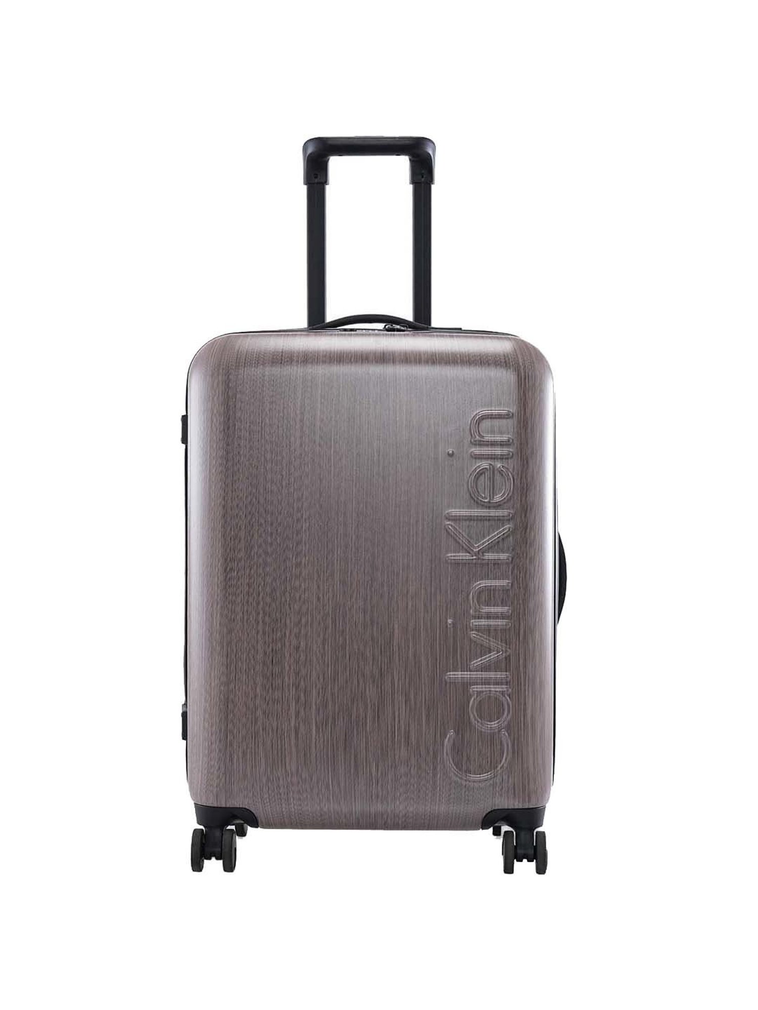 Calvin Klein Southampton Rose Gold Polycarbonate Hard Medium Trolley - 24 cms