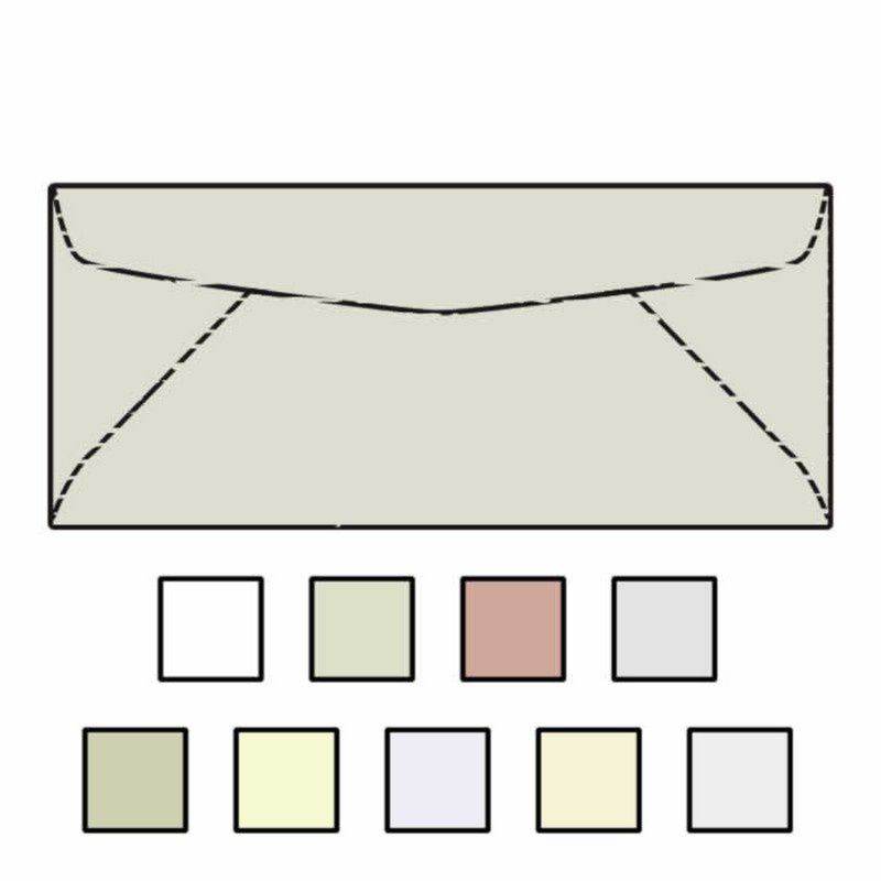 #10 Regular Business Envelopes, 4-1/8" x 9-1/2", 24#, Recycled, Brilliant White, Laid Imaging Finish, Diagonal Seam, No Window (Box of 500)