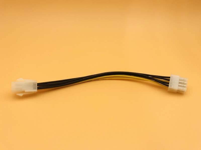 20cm ATX 4 Pin to 8 pin EPS 12V ATX Motherboard Power Supply Adapter Converter Cable For Bitcoin Miner Antminer Mining