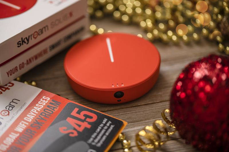 Skyroam Solis Lite: International Mobile WiFi Hotspot | Global SIM-Free 4G LTE | Coverage in 130+ Countries | Get Data by The Day, Month, or GB | Free Case