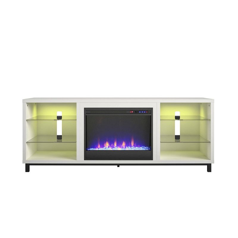 Up To 65" Westchester Fireplace Tv Stand For Tvs White - Cosmoliving By Cosmopolitan