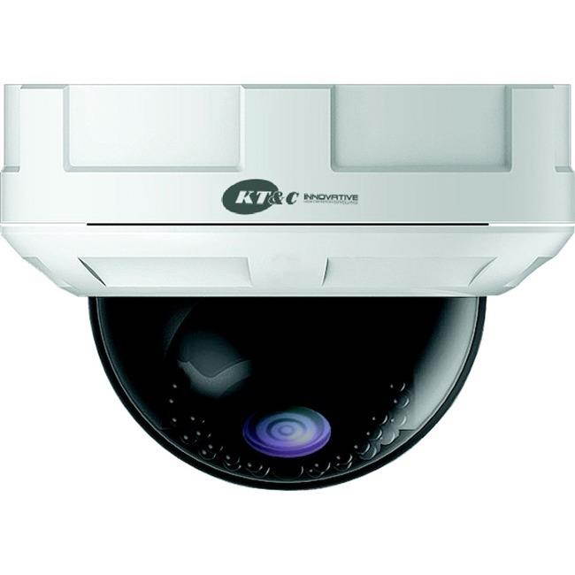 KT&C OMNI-IP KNC-p3DR28V12IR 3MP Network IR Rugged Dome Camera, Plug-and-Play, 2.8-12mm, 24 LED
