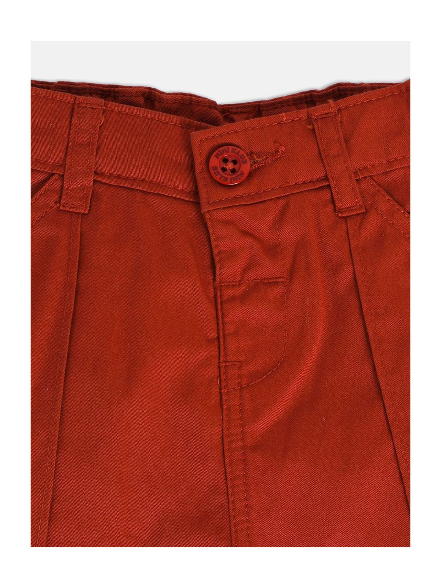 MINIKLUB Kids Brown Solid Pants