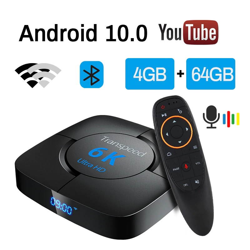 Allwinner H616 Android 10.0 TV Box 6K Wifi 2.4G&5.8G Google Assistant Video TV Bluetooth TV Box Play Store Fast Set top Box