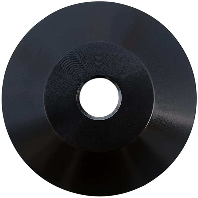 RPM Adapter - Aluminum - 7 inch Vinyl Record Dome Adapter (Black Anodized)