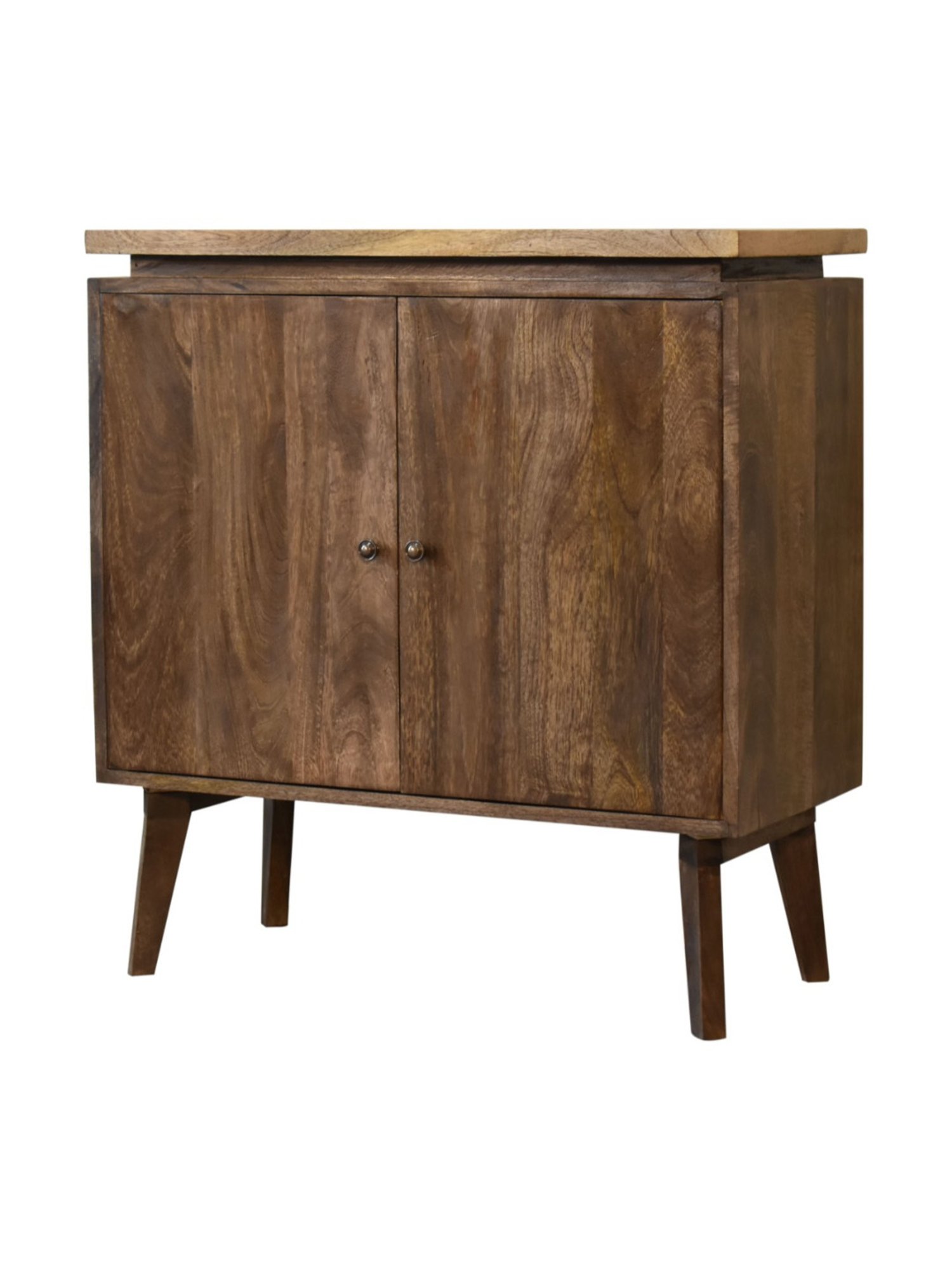 Artisan Furniture Platform Brown Wood Cabinet