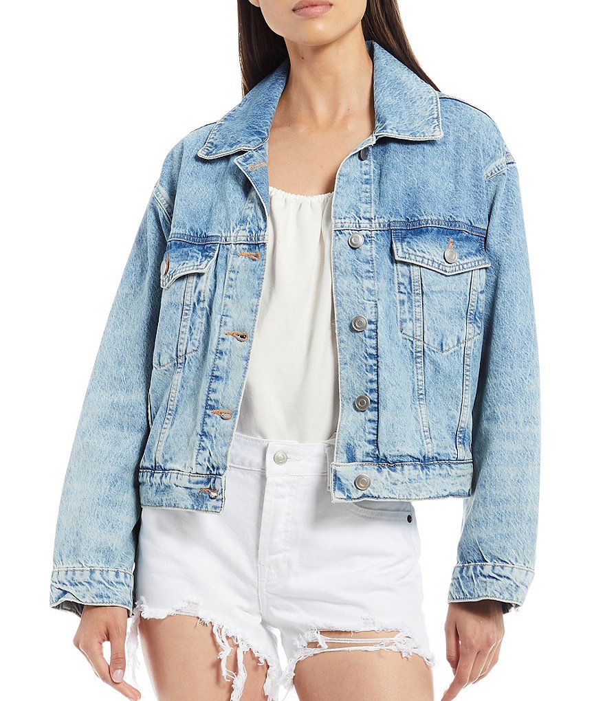 Free People Rumors Denim Jacket