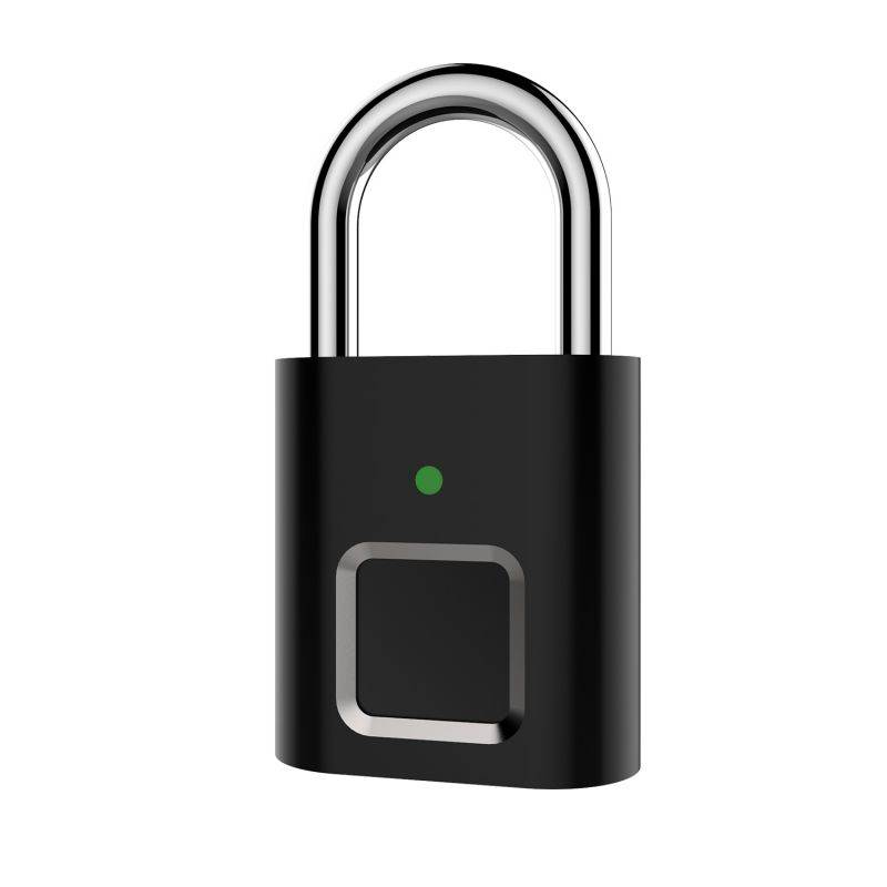 Anytek L34 Smart Fingerprint Lock Security Keyless Padlock For Door Box Bag USB Charging