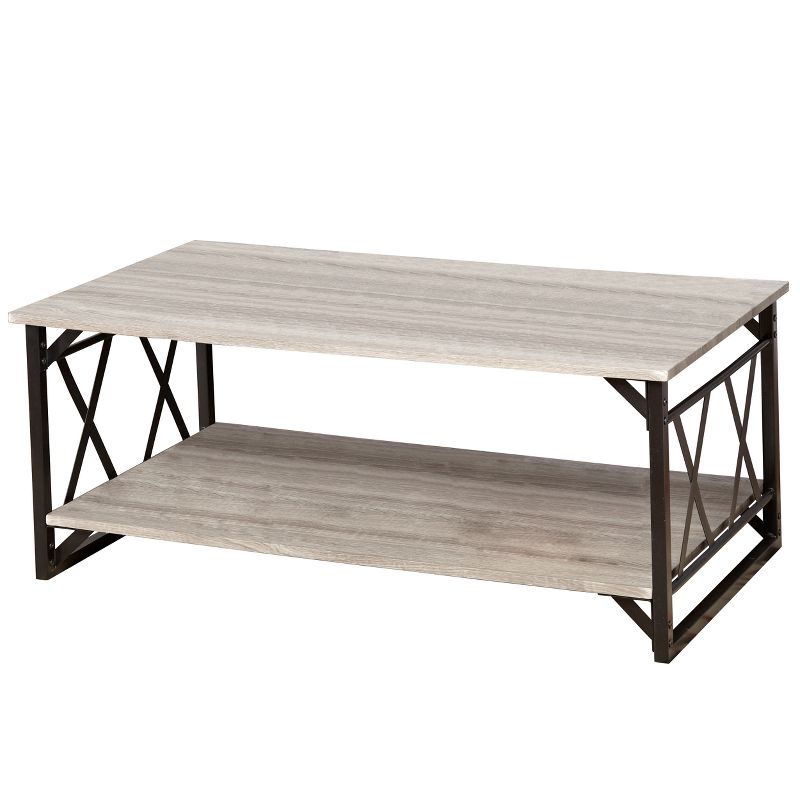 Seneca XX Cocktail Table Black/Gray - Buylateral