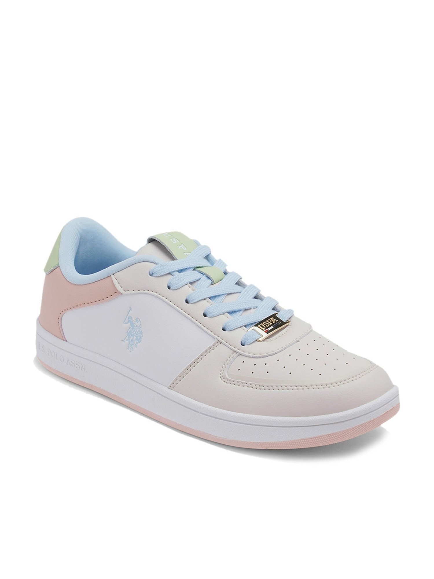 U.S. Polo Assn. Women's Off White Sneakers