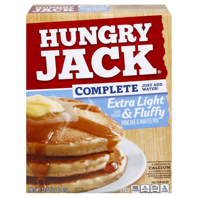 Hungry Jack Complete Extra Light & Fluffy Pancake Mix - 32oz