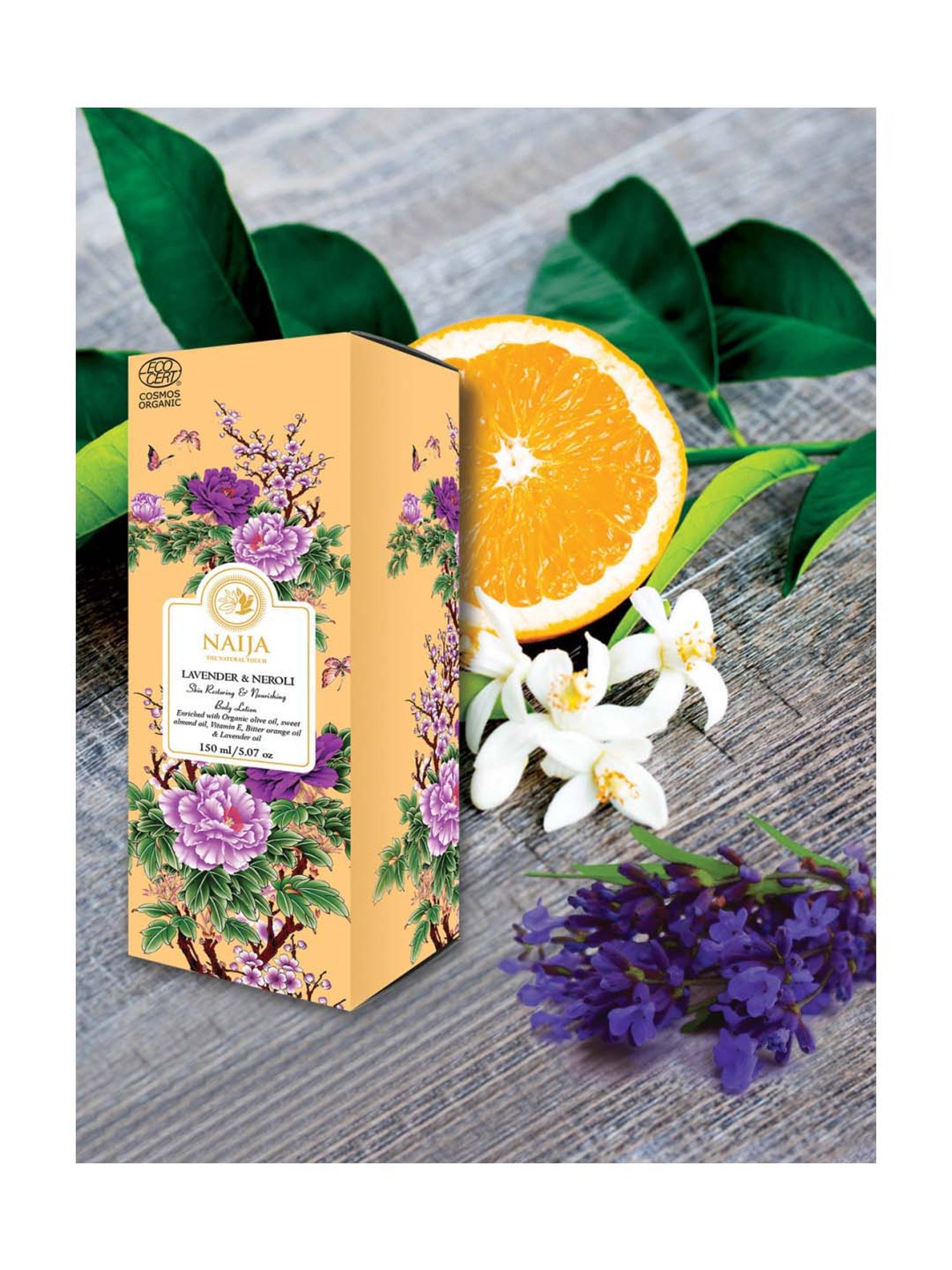 NAIJA Lavender and Neroli Skin Restoring and Nourishing Body Lotion - 150 ml