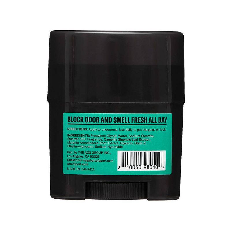 Art of Sport Men's Deodorant Mini Victory - Trial Size - 0.5oz