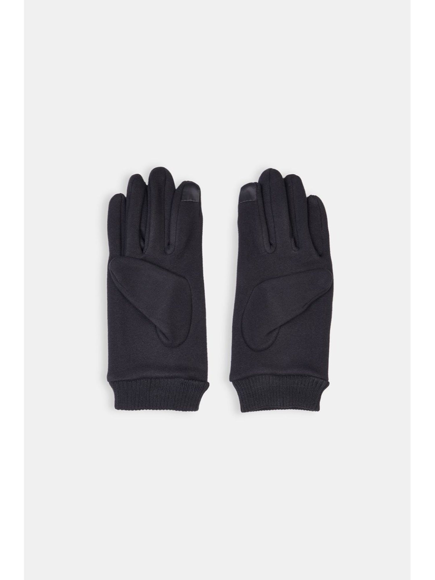 Byford by Pantaloons Black Solid Gloves