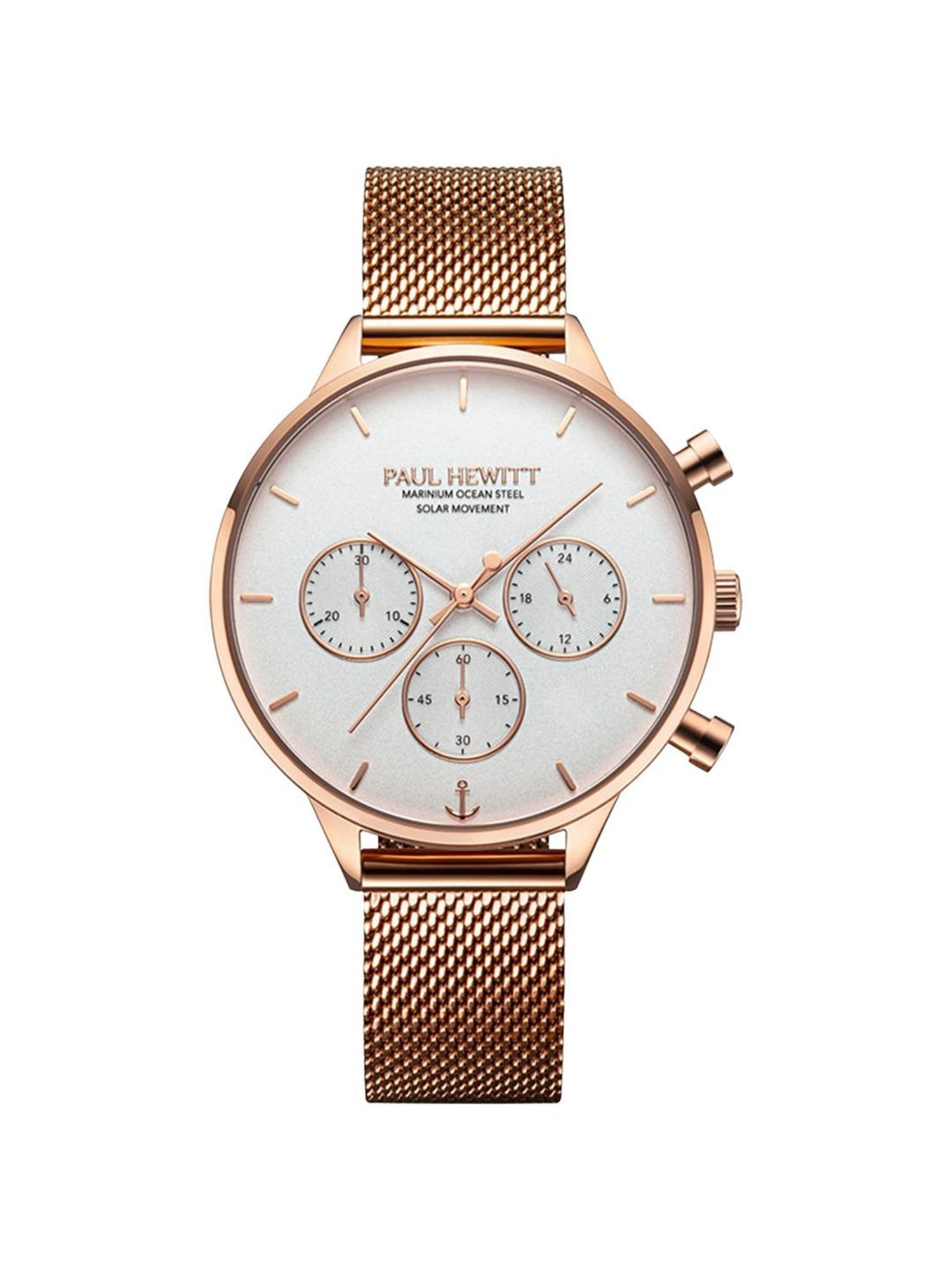 Paul Hewitt PH-SET-0585 OCEANPULSE Chronograph Solar Powered Watch with Bracelet for Women