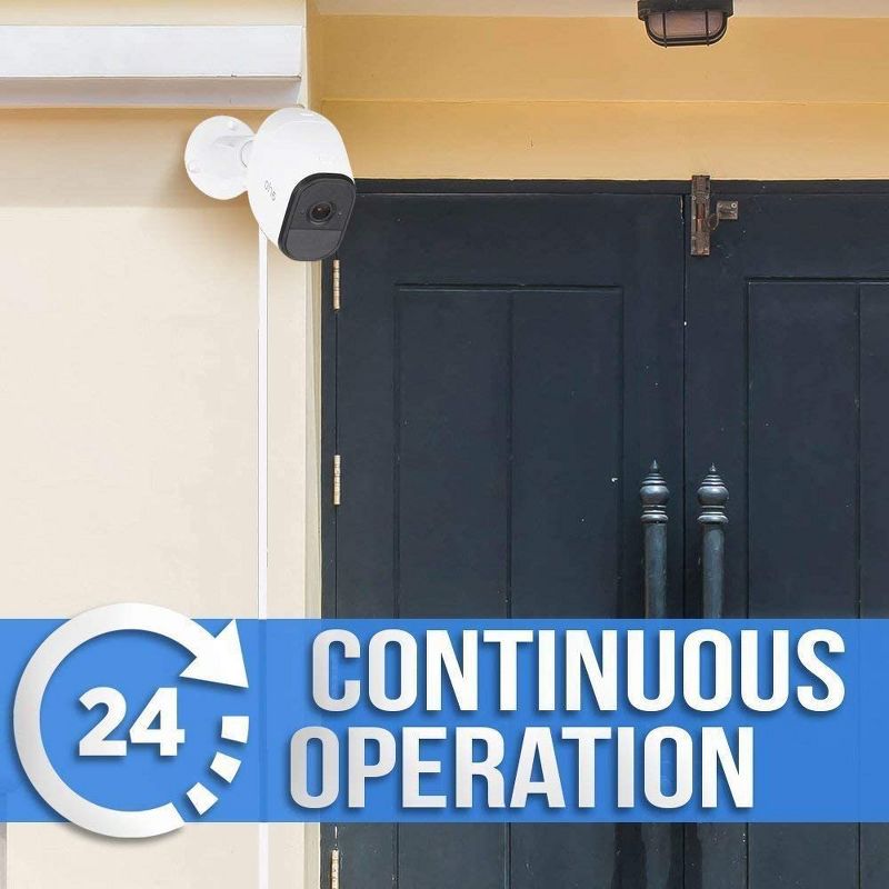 Wasserstein Outdoor Quick Charge 3.0 Power Adapter Compatible with Arlo Pro, Pro 2, Go, Weatherproof (2-Pack, White)