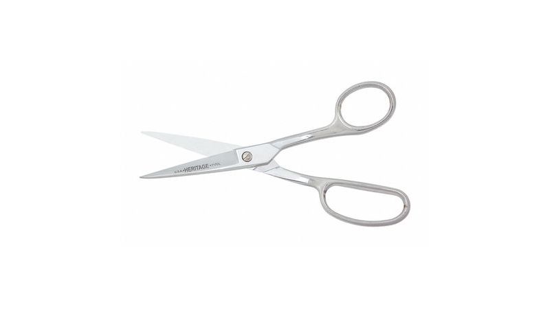 HERITAGE GP717CL Carpet Napping Shear, Curved Handle, Left , 7-7/8"