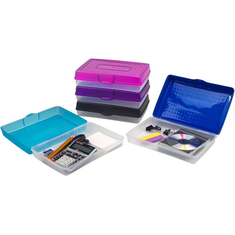Storex 12ct Pencil Box - Multicolor