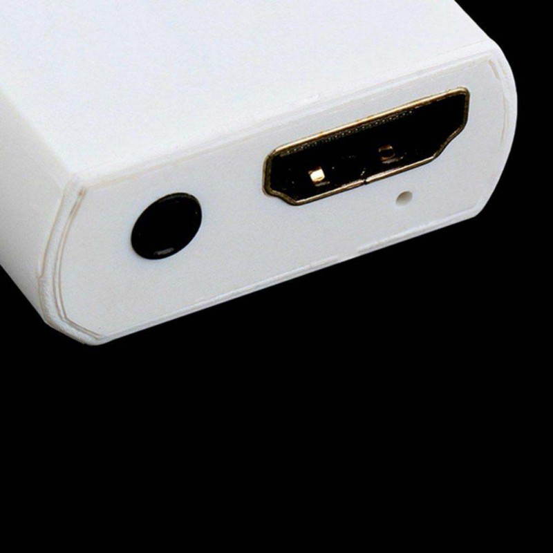 Wii To HDMI Adapter Full Digital Video/Audio Output, 720P/1080P HD HDMI Converte Support All Wii Display Modes