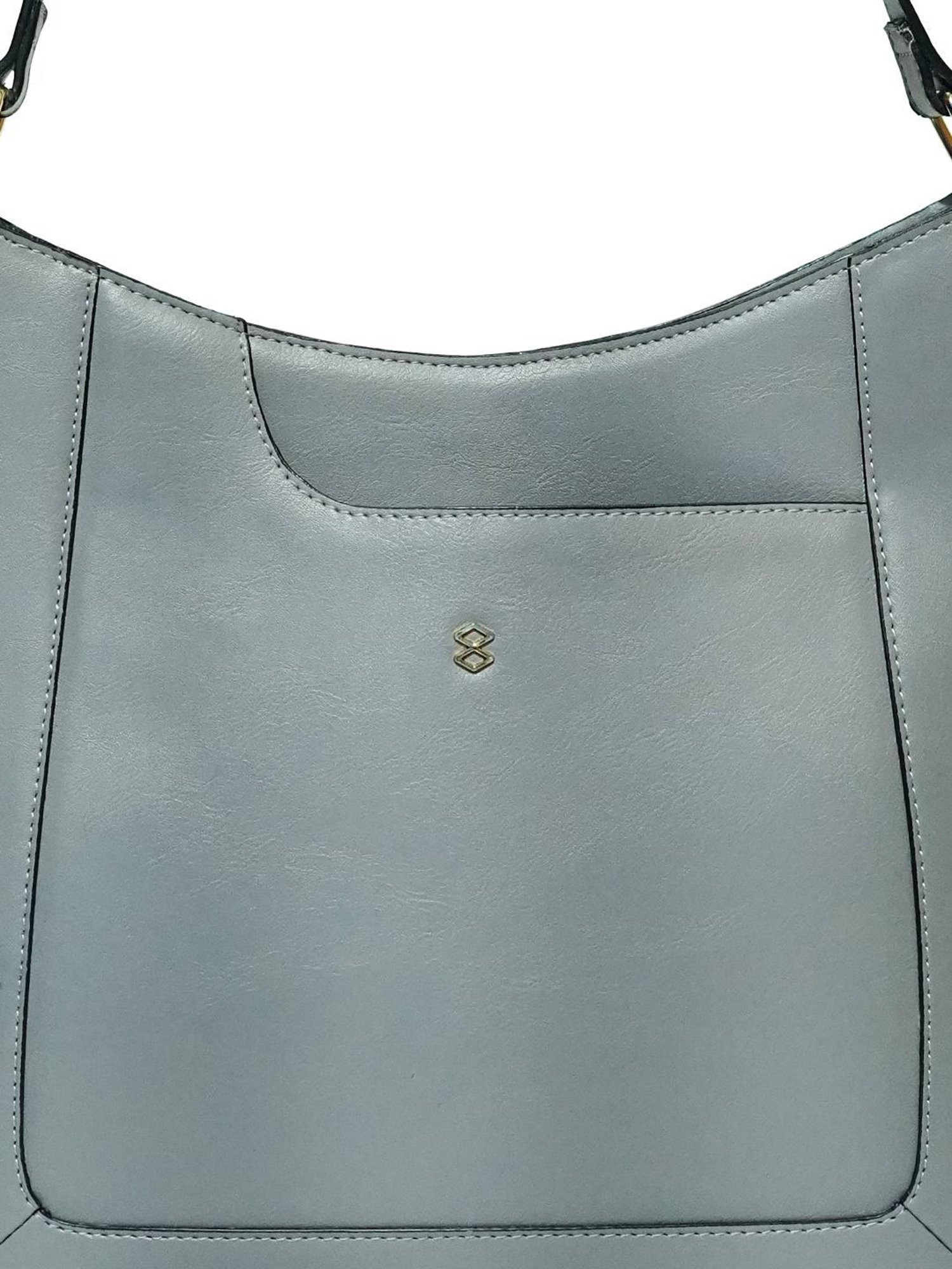 Horra Grey Large Hobo Bag