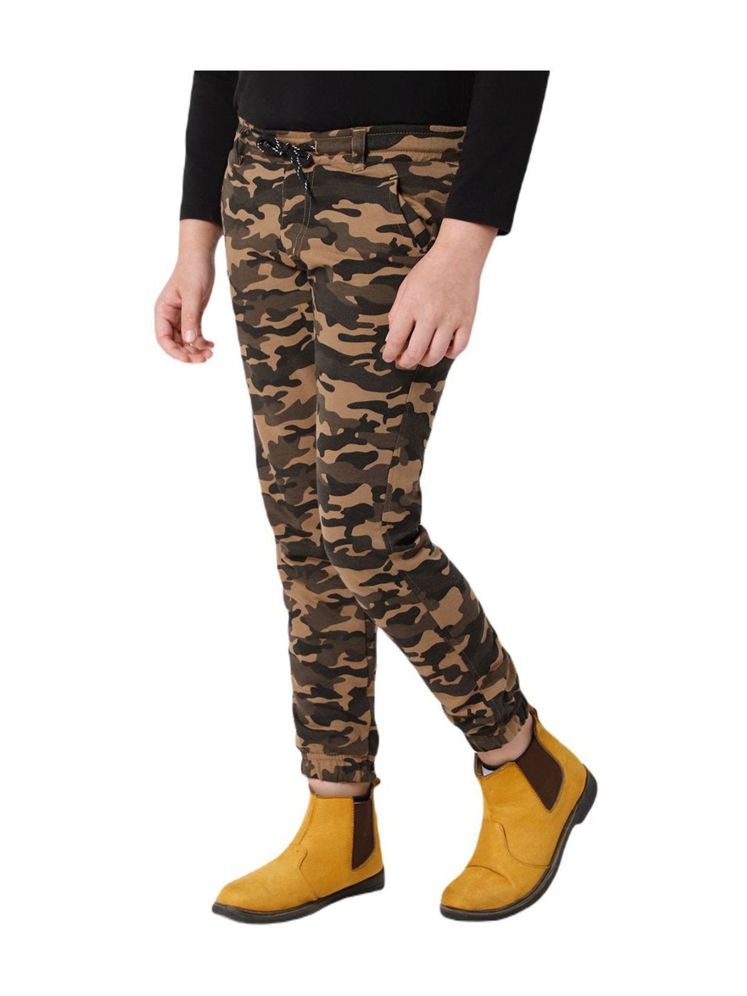 Proteens Kids Brown Camouflage Joggers