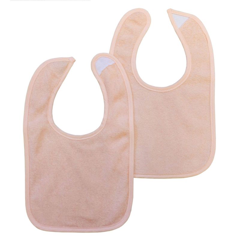 Neat Solutions Water-Resistant Lined Infant Bib Set Girl - 10pk