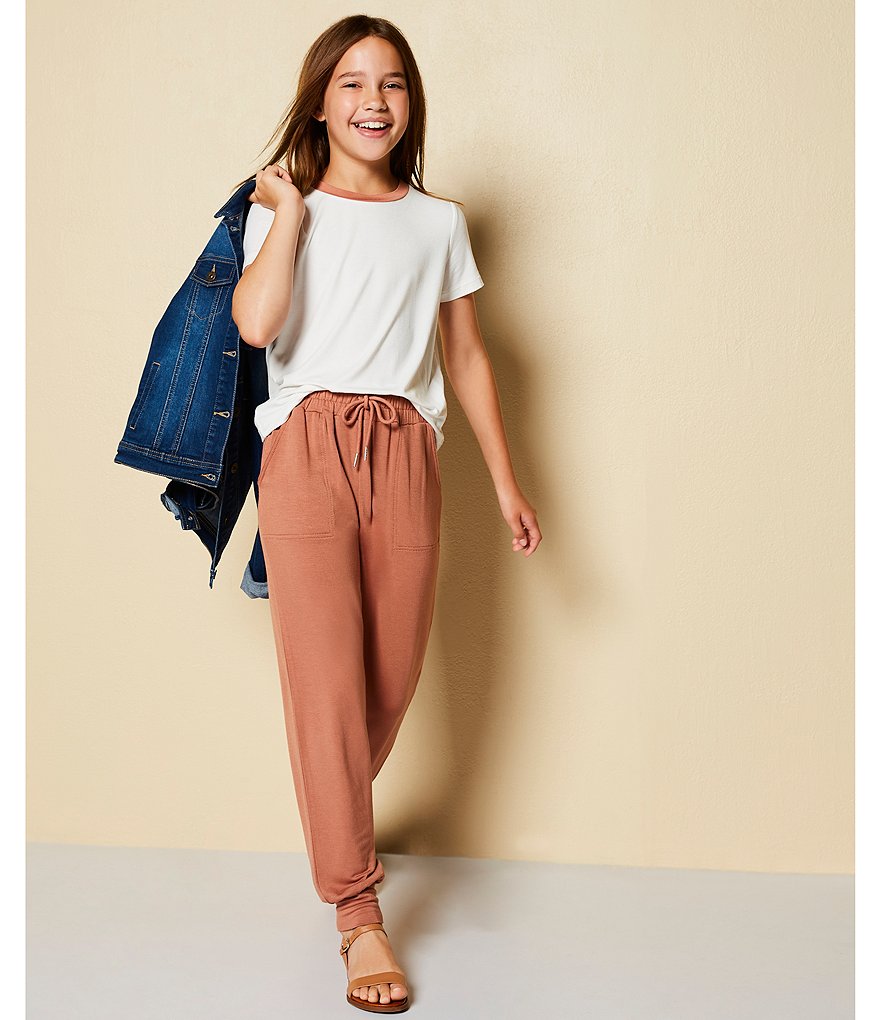 Copper Key Girls' Clevver Leather Two-Piece Flat Sandals (Youth)