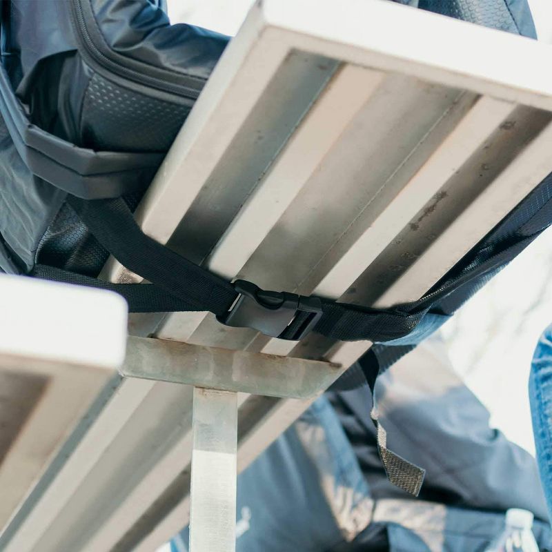 Mac Sports Beach Day Foldable Chaise Lounge Chair & Integrated Pull Cart Combo