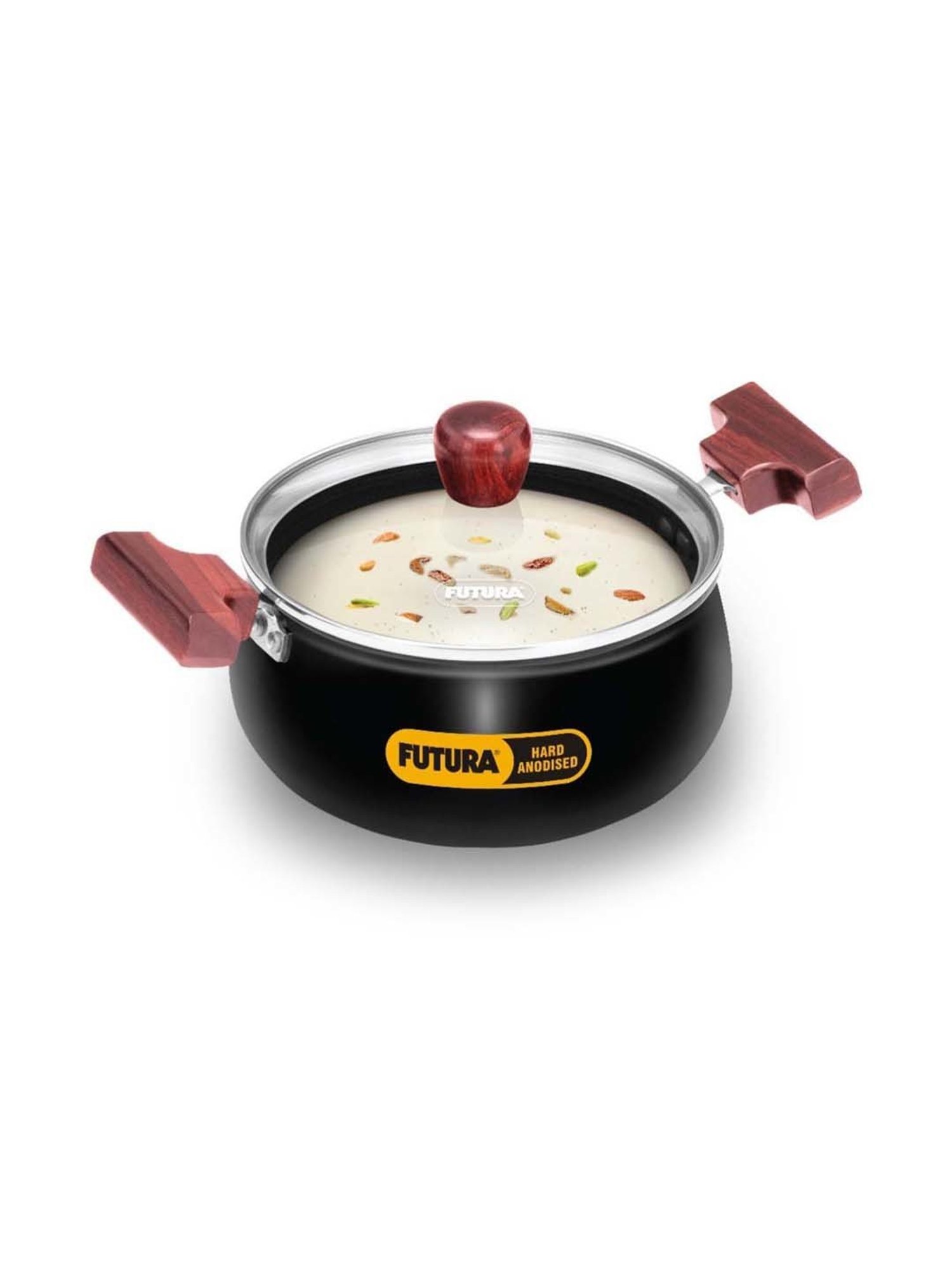 Hawkins Silver & Transparent Stainless Steel 19 cm Gas Compatible Handi With Lid (2 L) - Set of 1