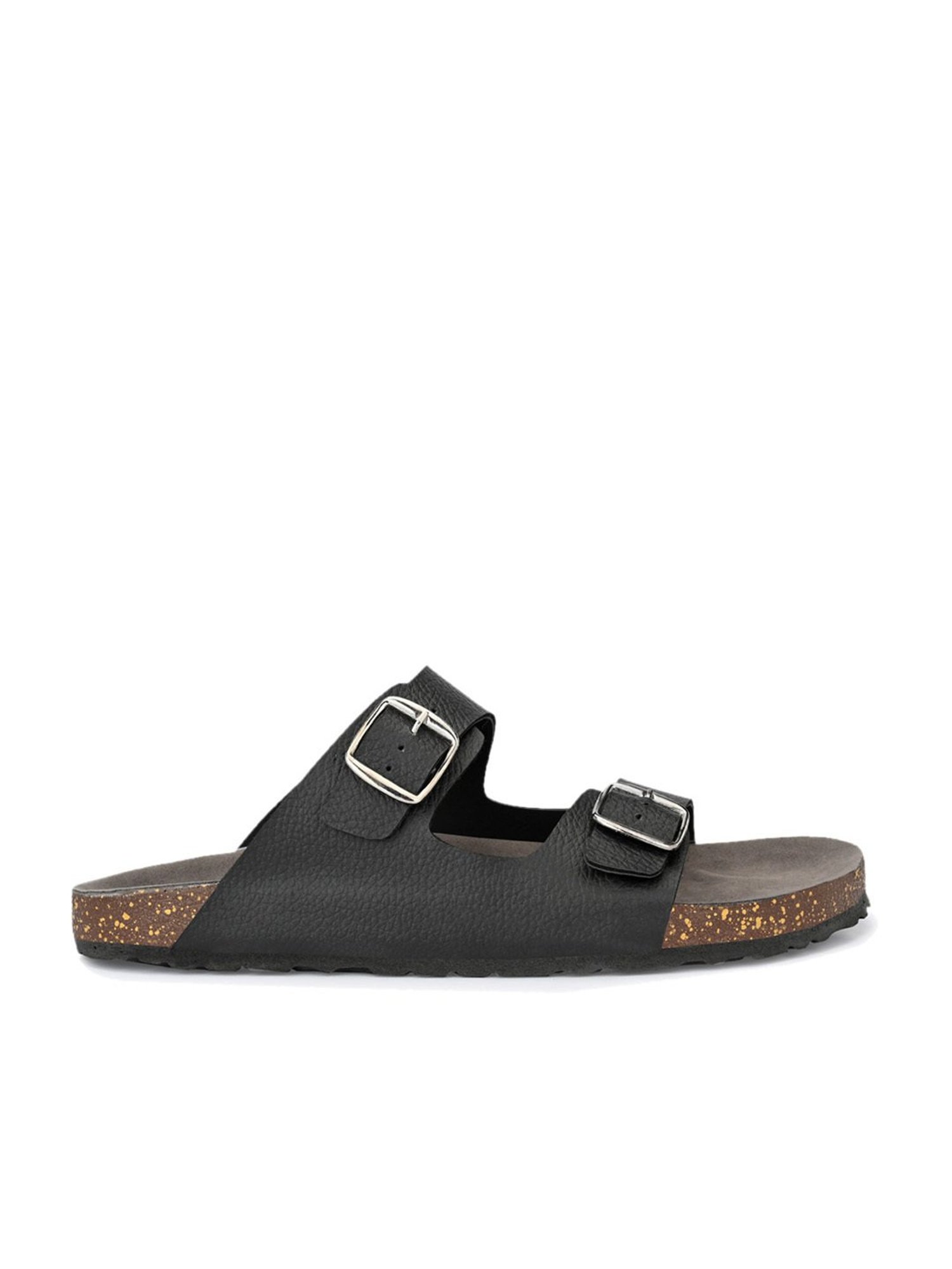 El Paso Men's Black Casual Sandals