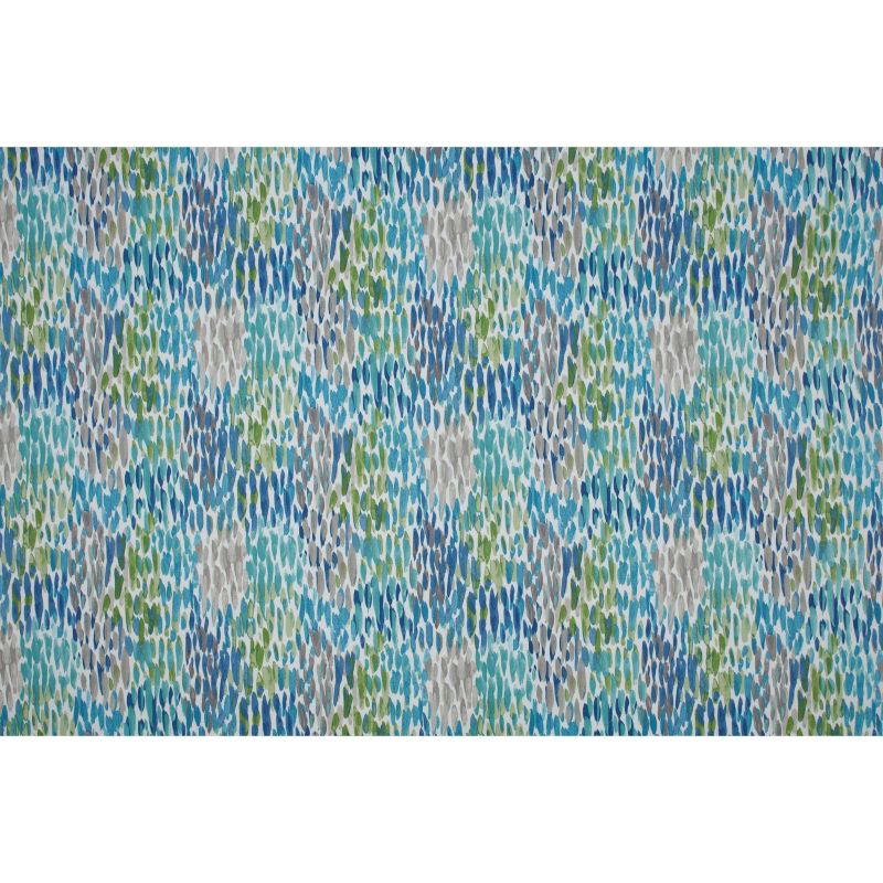 2pk Make it Rain Rectangular Outdoor Throw Pillow Cerulean Blue - Pillow Perfect