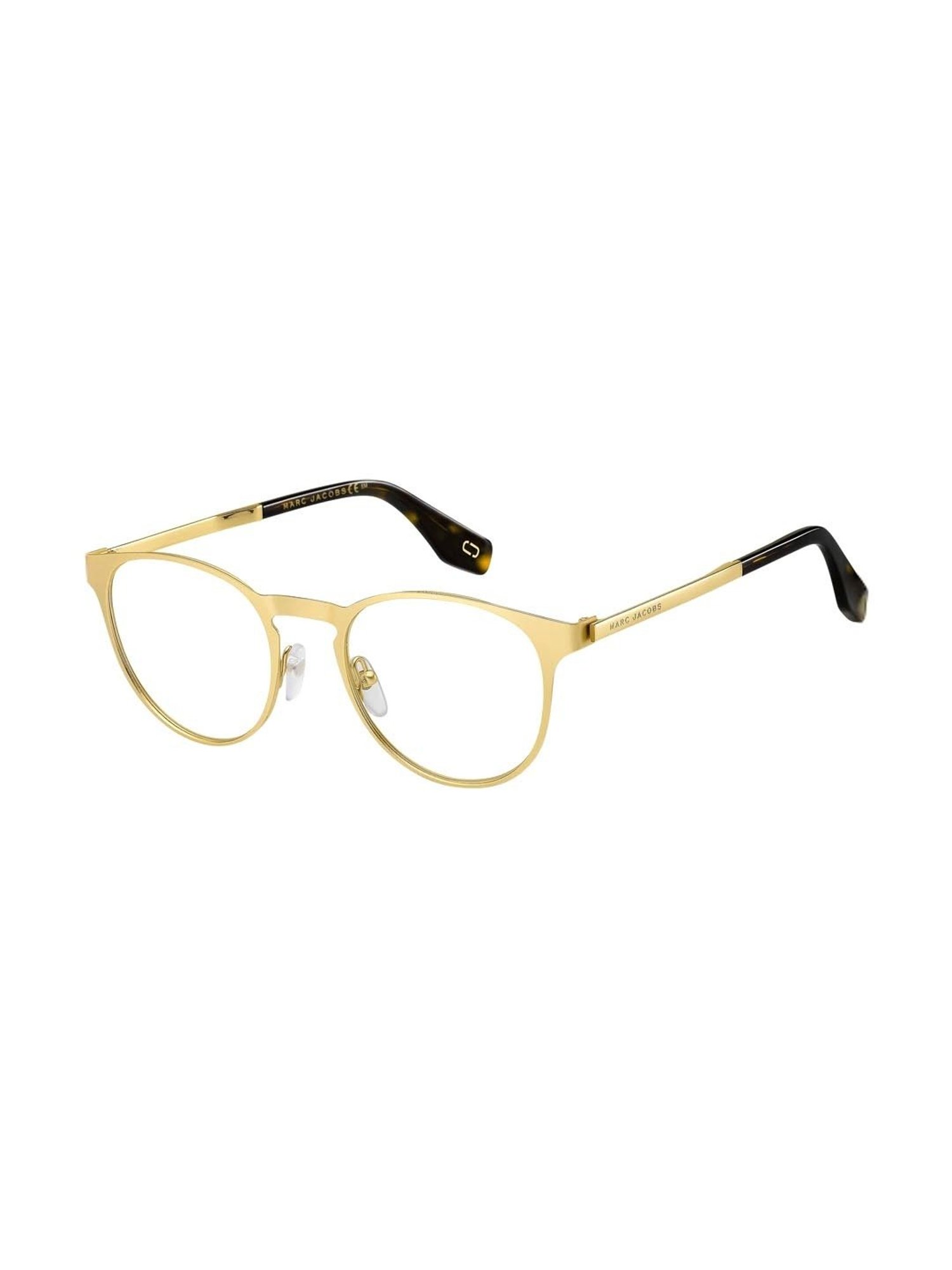 Marc Jacobs Gold Oval Eye Frames for Men