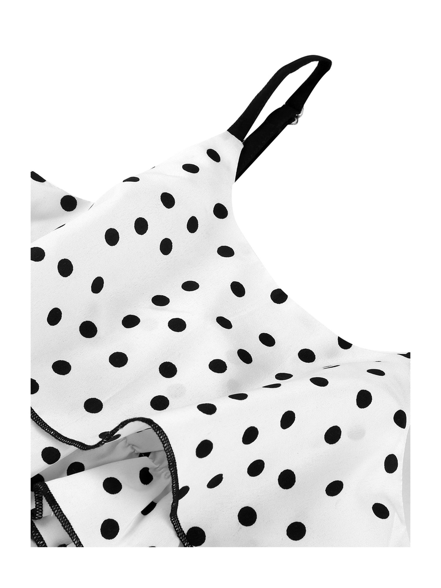 Nauti Nati Kids White & Black Printed Top, Plazzos with Waist Tie Ups