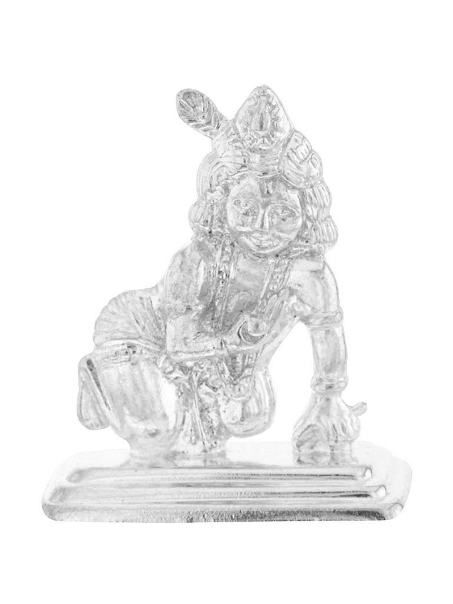 Sri Jagdamba Pearls 0.8 Silver Vishnu Idol