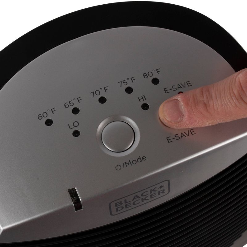 BLACK+DECKER Electronic Heater with E-Saver Function