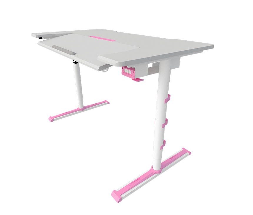 SADES Alpha Gaming Table Foldable Adjustable Table Carbon Fiber With USB Hub For Laptop