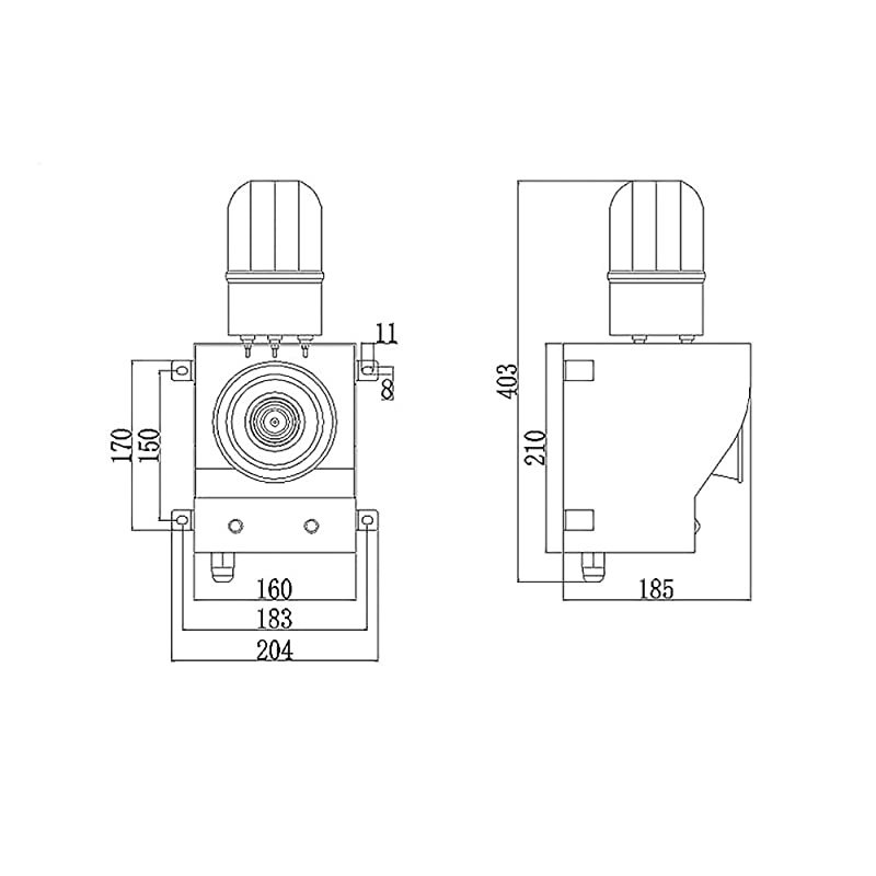 AC110V-120V Sound Volume Adjustable Sounds and Lights Alarms Alarm for emergenc