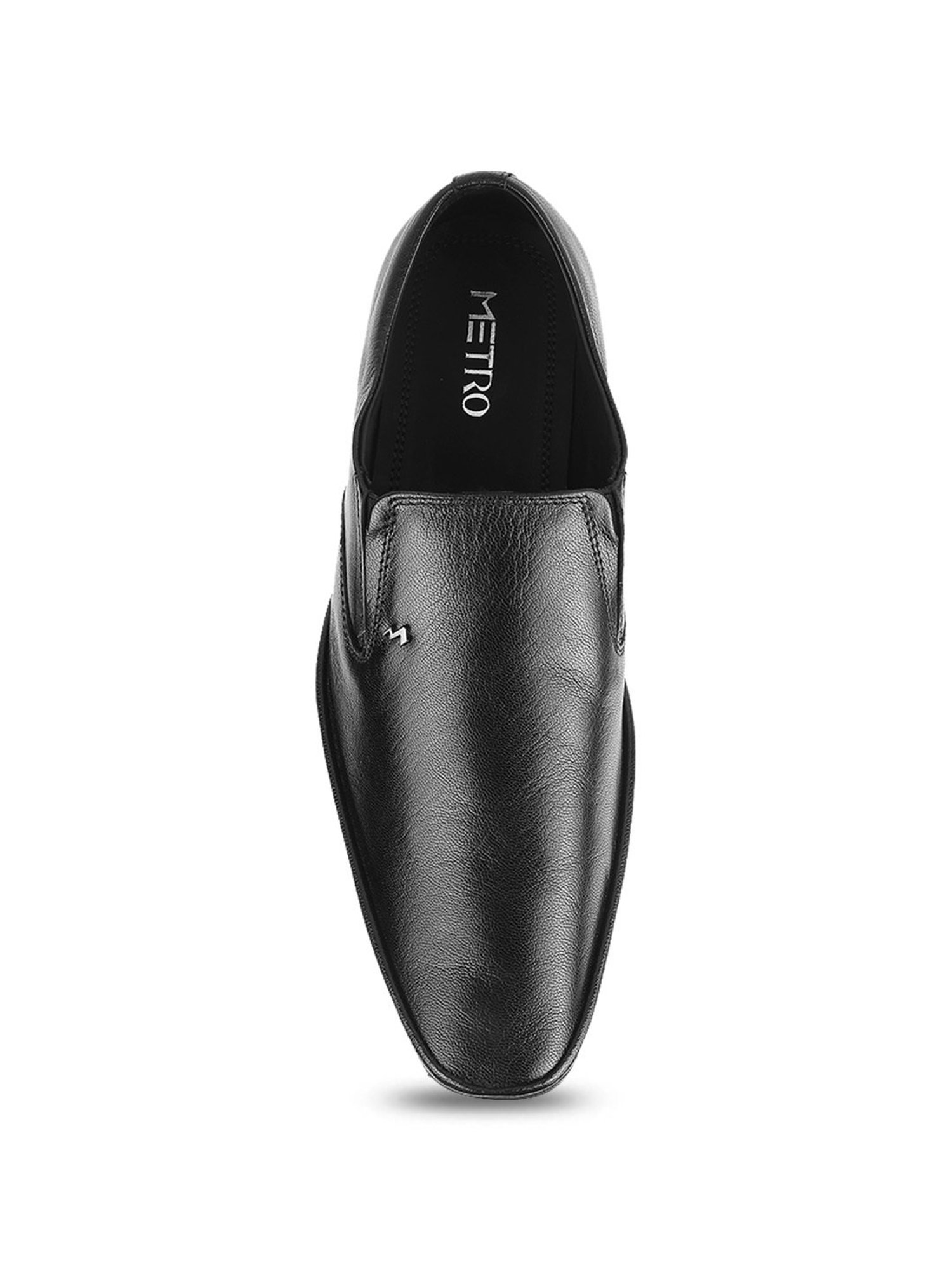 Metro Men's Black Casual Loafers